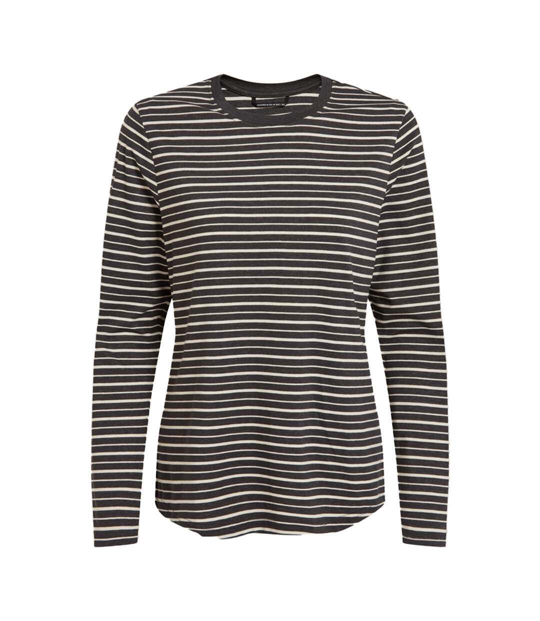 T-shirt Manches Longues Motif/style Rayé Akona Femme Gris Foncé Craghoppers-2