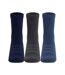 Lot De 3  Chaussettes Adulte Bleu Encre Violet Adidas-2
