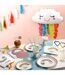 Chemin de Table Anniversaire Kraft 28x500cm Naturel-2