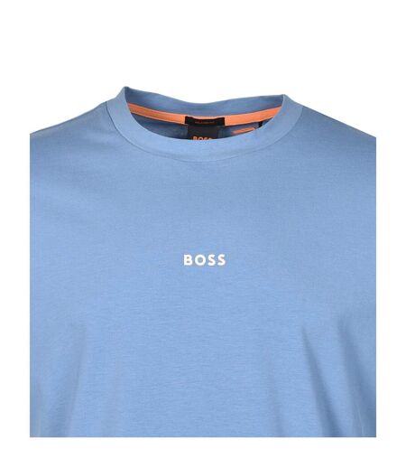 T-shirt Motif/style Logo Tchup Homme Bleu Boss