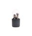 Lot de 6 Pinceaux Maquillage Rotatif 24cm Noir-2