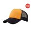 Lot de 2  casquettes rapper adulte jaune / noir Atlantis