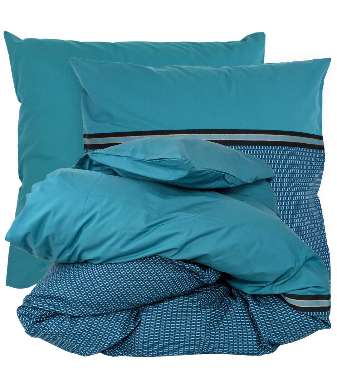 Parure de lit percale GUSTAV Taie 65x65 cm-2