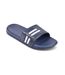 OZABI Claquettes Homme Piscine Ajustables Lot 2 Noir Bleu-1