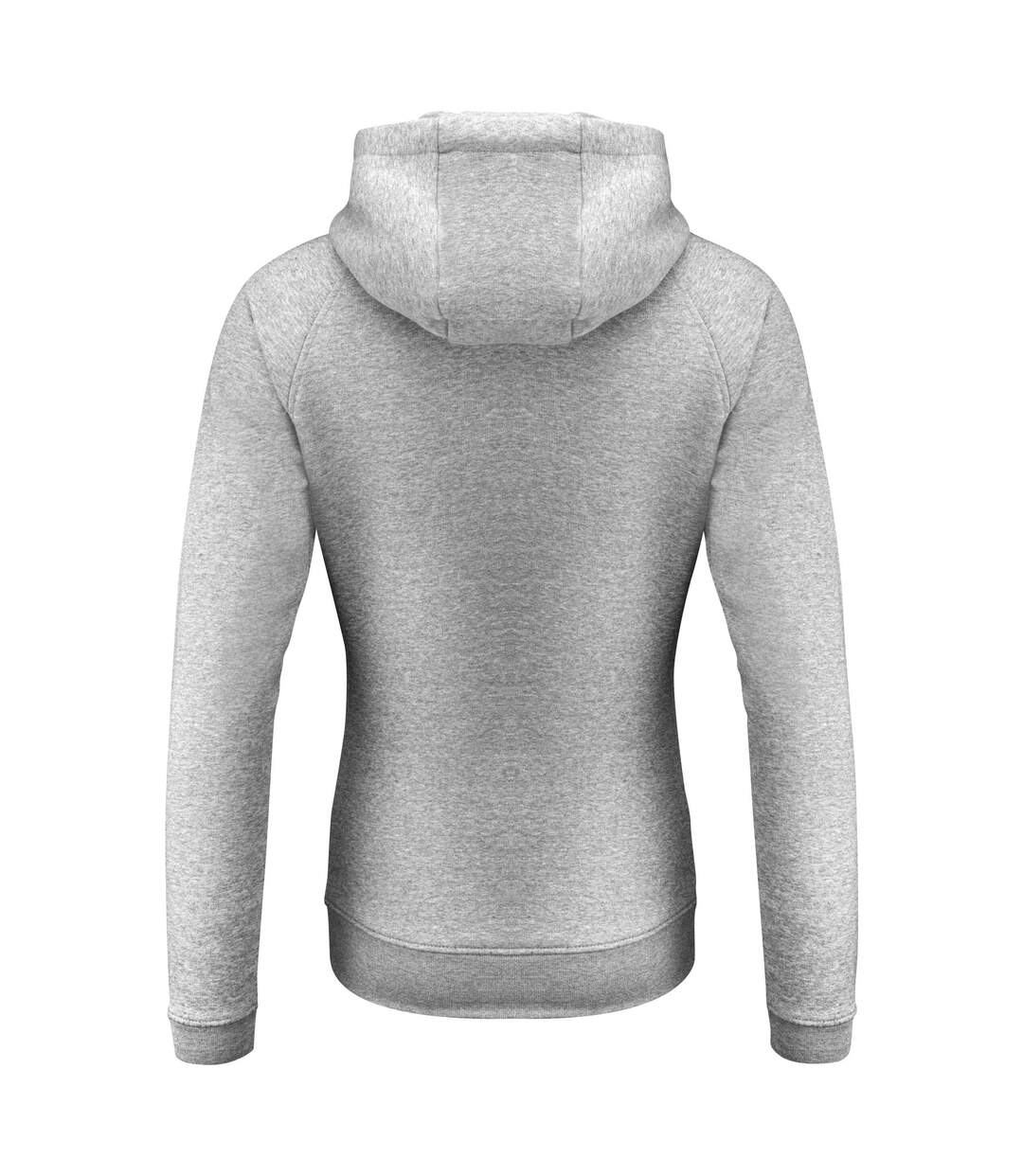 Womens/ladies Hardin Hoodie Grey Melange James Harvest-3