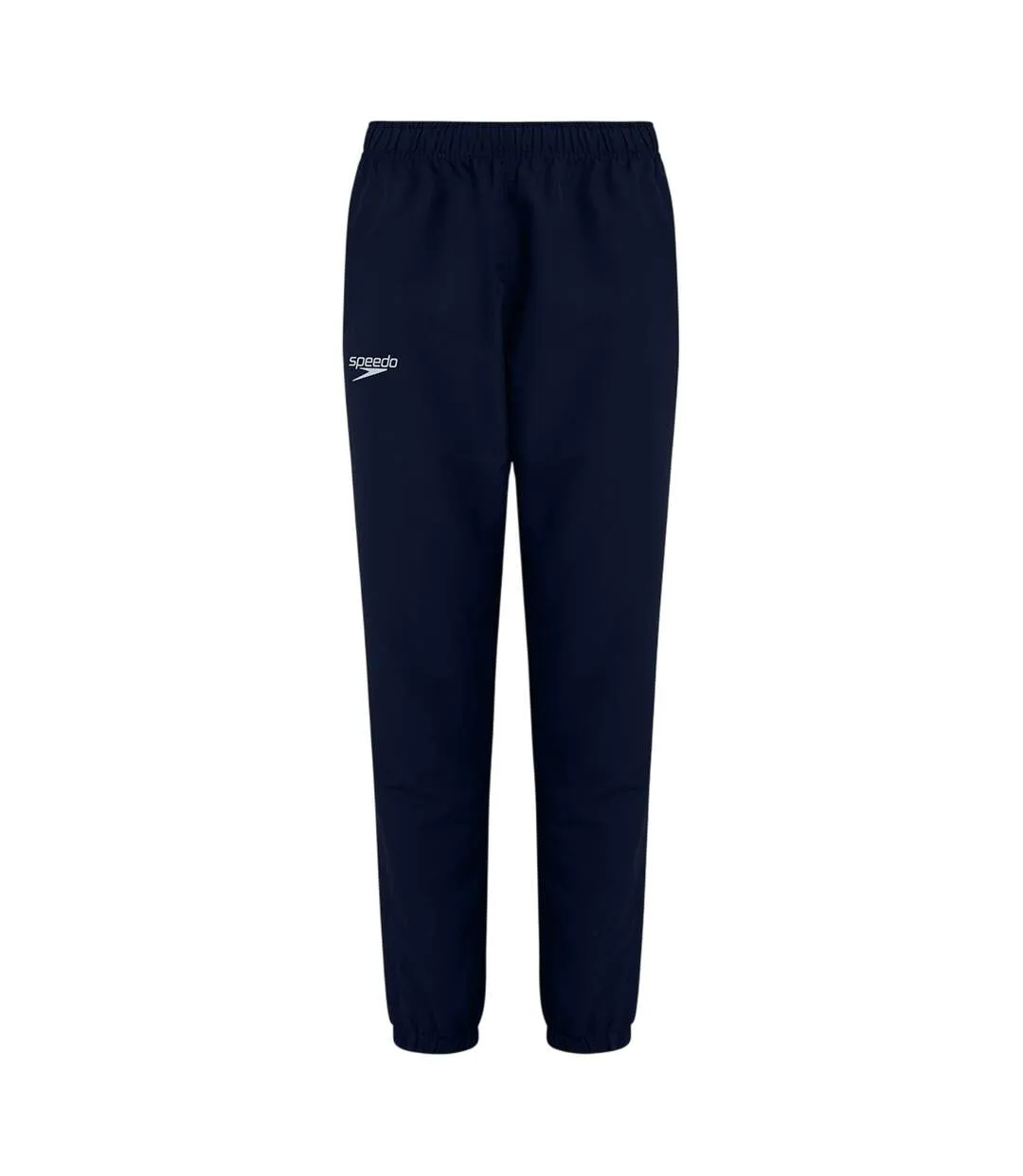 Womens/ladies Club Plain Tapered Tracksuit Bottoms Navy Speedo-2