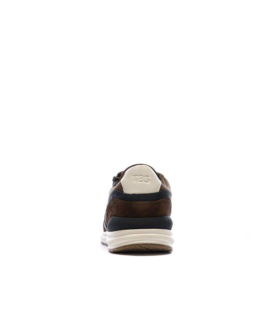 Baskets marron homme tbs slimane-3
