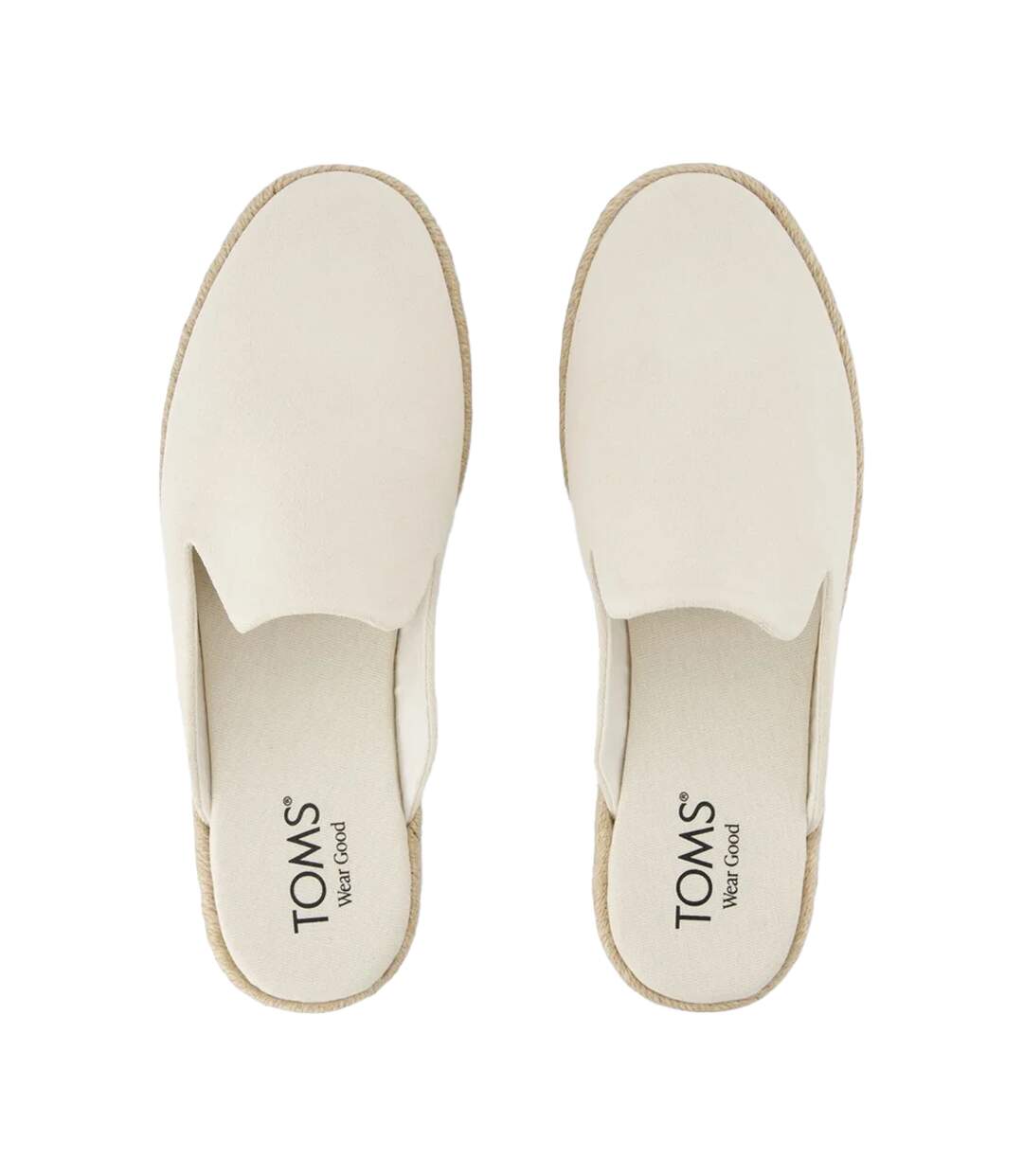 Womens/ladies Santiago Suede Mules Light Sand Toms-3