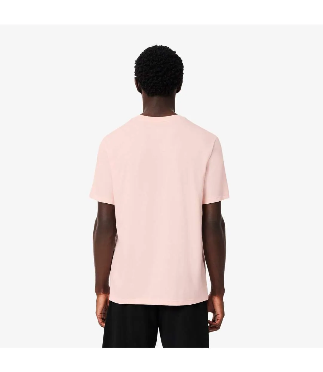 Mens Valentines Lounge T-shirt Pink Lacoste-3
