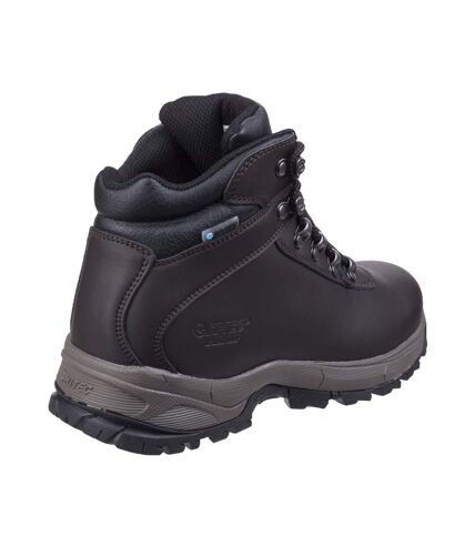 Chaussures imperméables de randonnée eurotrek homme marron foncé Hi-Tec