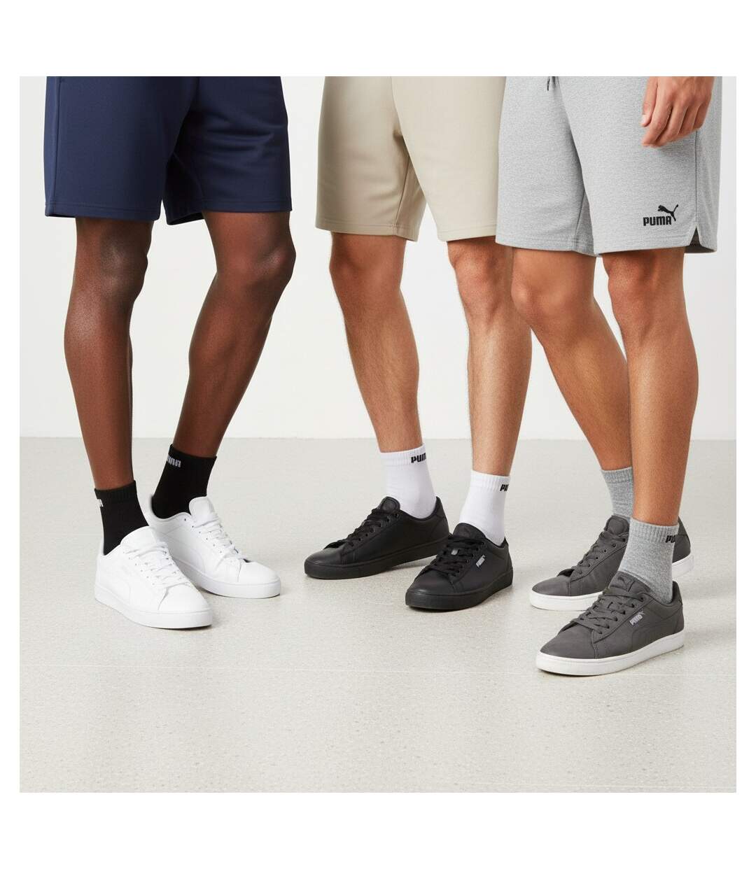 PUMA Chaussettes Mixte Quarter Pack 6 Paires (Lot) - Coton Doux-4