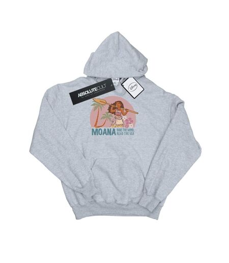 Disney - Sweat à capuche MOANA READ THE SEA - Femme (Gris chiné) - UTBI11567