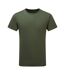 T-shirt De Fitness À Manches Courtes Homme Vert Kaki Foncé Tri Dri-1