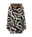 Chemise noire/beige femme vero moda magnete-2