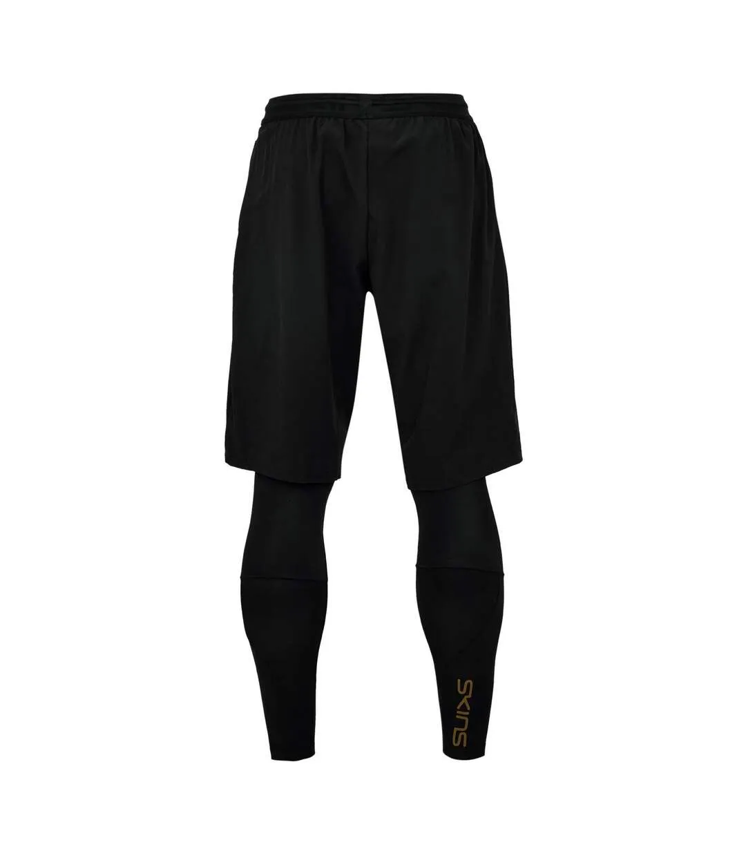 Mens Series-5 Performance Compression Shorts Black Skins-2