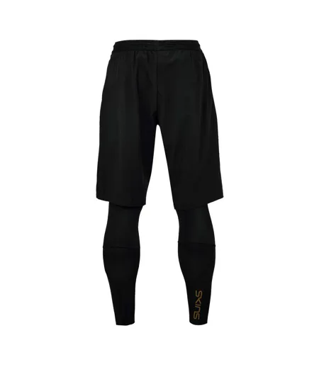 Mens Series-5 Performance Compression Shorts Black Skins