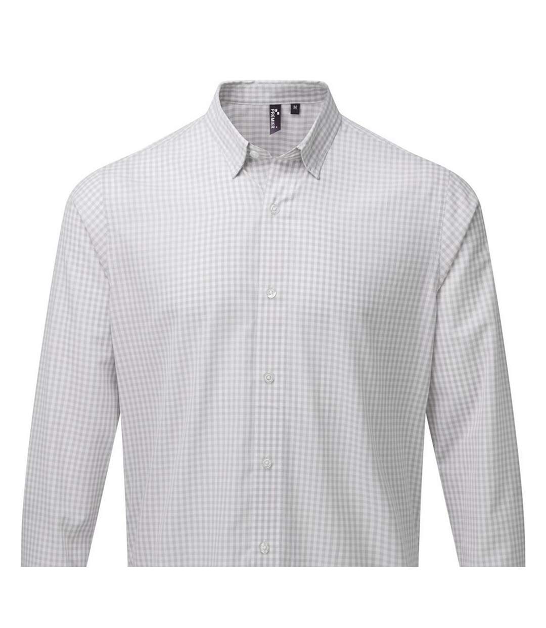 Chemise Maxton Homme Argenté Blanc Premier-2