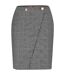 Womens/ladies Vanata Plaid Skirt Grey Boss-1