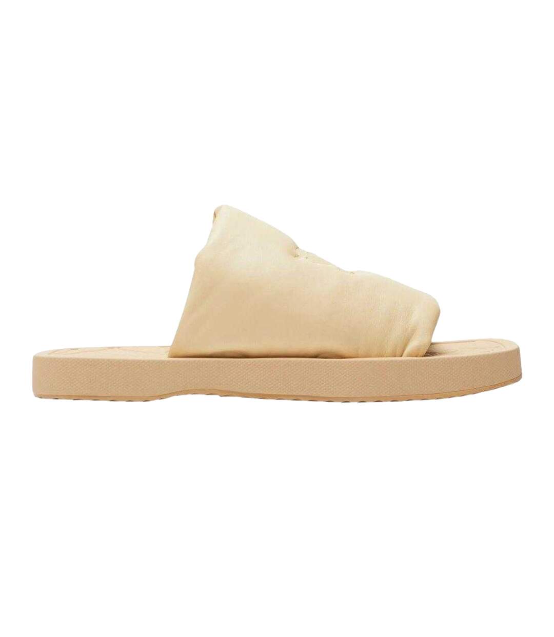 Unisex Adult Ekd Lambs Leather Sliders Beige Burberry-1