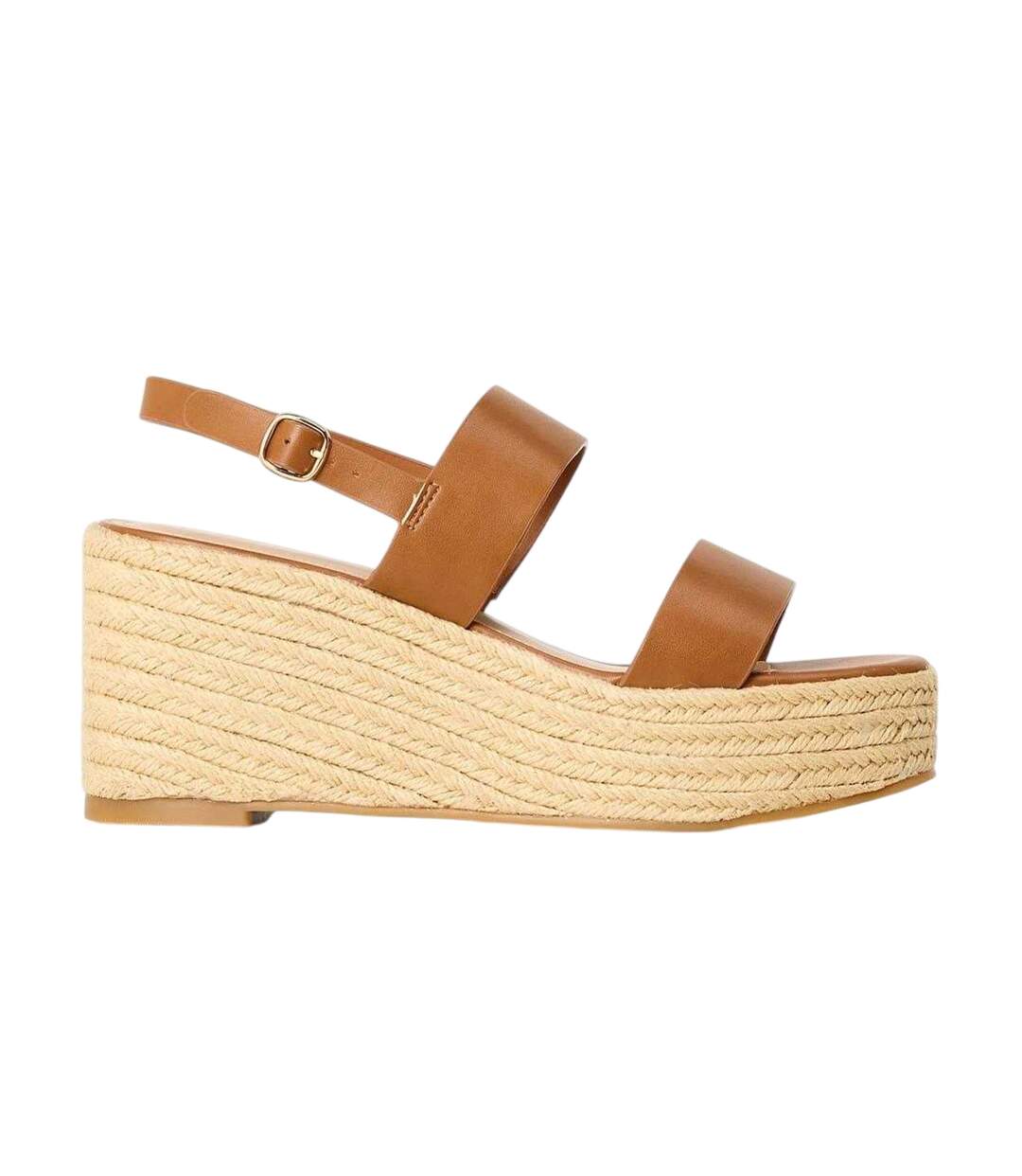 Womens/ladies Keoni Wedge Sandals Brown Aldo-2