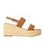 Womens/ladies Keoni Wedge Sandals Brown Aldo-2