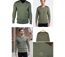 Pull Col V Homme Winchester Panel2 Vert Marine avec Renforts Suédine-3
