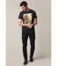 tshirt col rond avec imprimé carte avec rockeur et tête de mort CARD-3