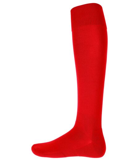 chaussettes sport unies - PA016 - rouge
