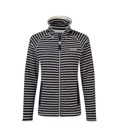 Craghoppers Womens/Ladies Ella Striped Fleece Jacket (Blue Navy) - UTCG1864