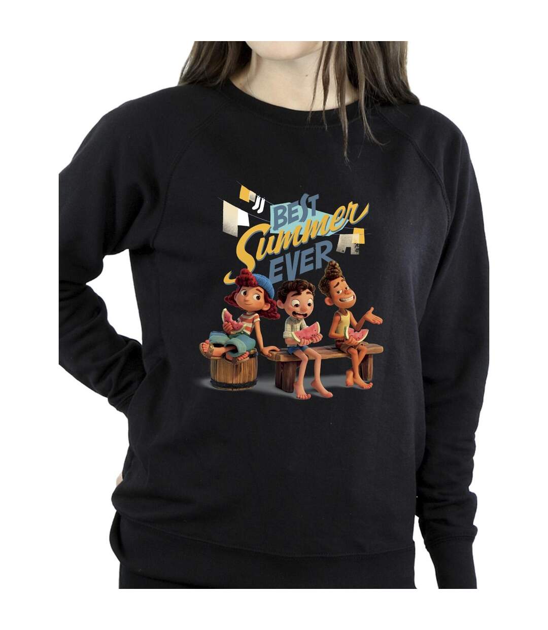 Disney Pull Best Summer Ever Womens/Ladies Luca (Noir) - UTBI23269-3