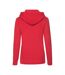 Sweat À Capuche Classic Femme Rouge Fruit Of The Loom-2