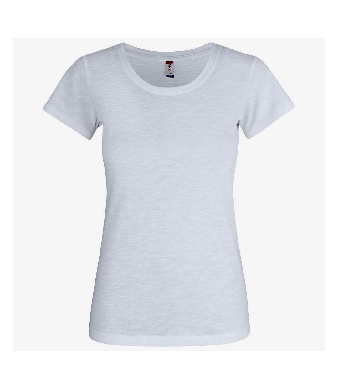 T-shirt femme blanc Clique-1