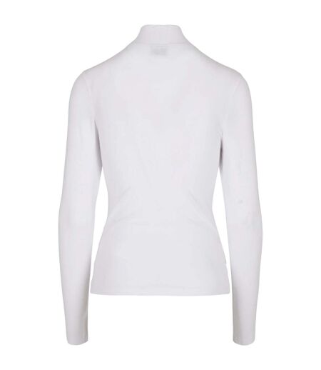 Haut Manches Longues Motif/style Découpé Femme Blanc Urban Classics