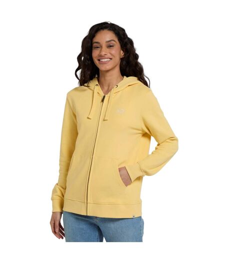 Sweat à capuche nikki femme jaune pâle Animal