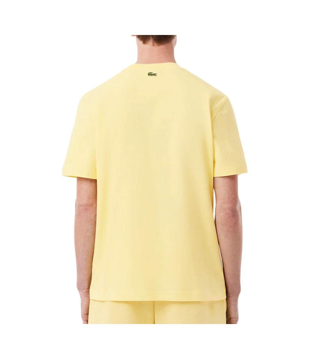 T-shirt jaune homme lacoste th0284-2