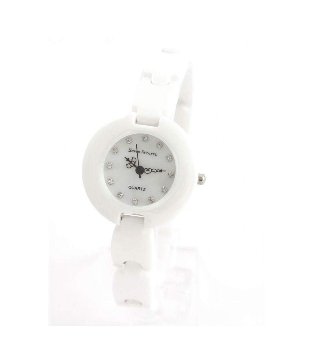 Montre Femme Chic Céramique Blanche SEVEN PRINCESS 2744