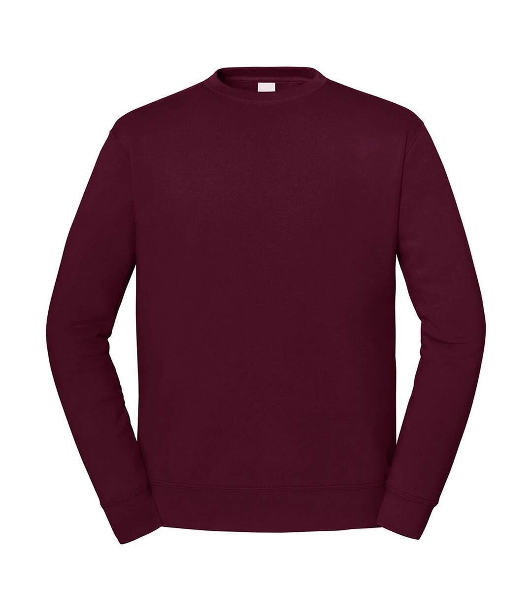 Mens Iconic Premium Set-in Sweatshirt Burgundy Fruit Of The Loom-1