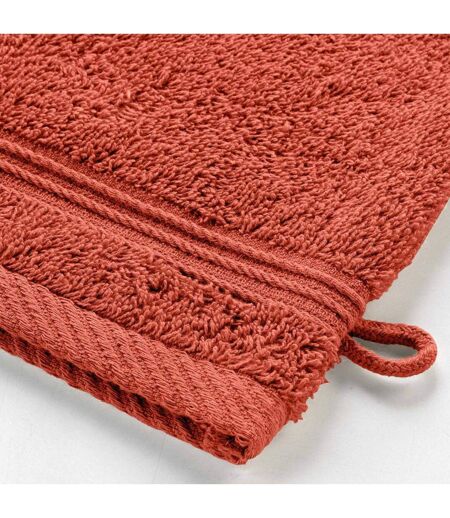Lot de 2 Gants de Toilette Tendresse 15x21cm Rouge