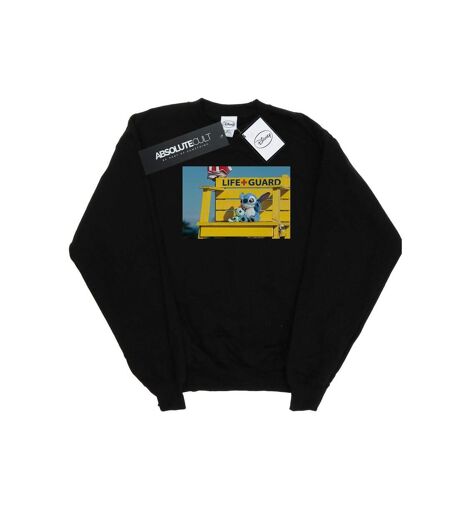 Disney - Sweat LILO AND STITCH LIFE GUARD - Femme (Noir) - UTBI13030