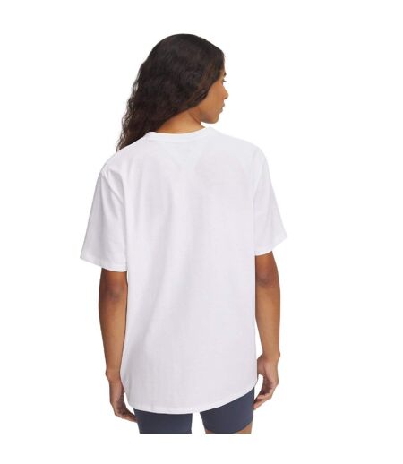 T-shirt Collegiate Femme Blanc Under Armour