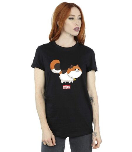 Disney - T-shirt BIG HERO BAYMAX KITTEN POSE - Femme (Noir) - UTBI15890