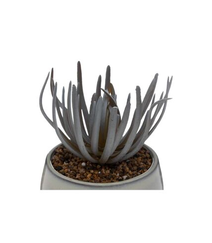 Plante Artificielle en Pot Grès 18cm Gris