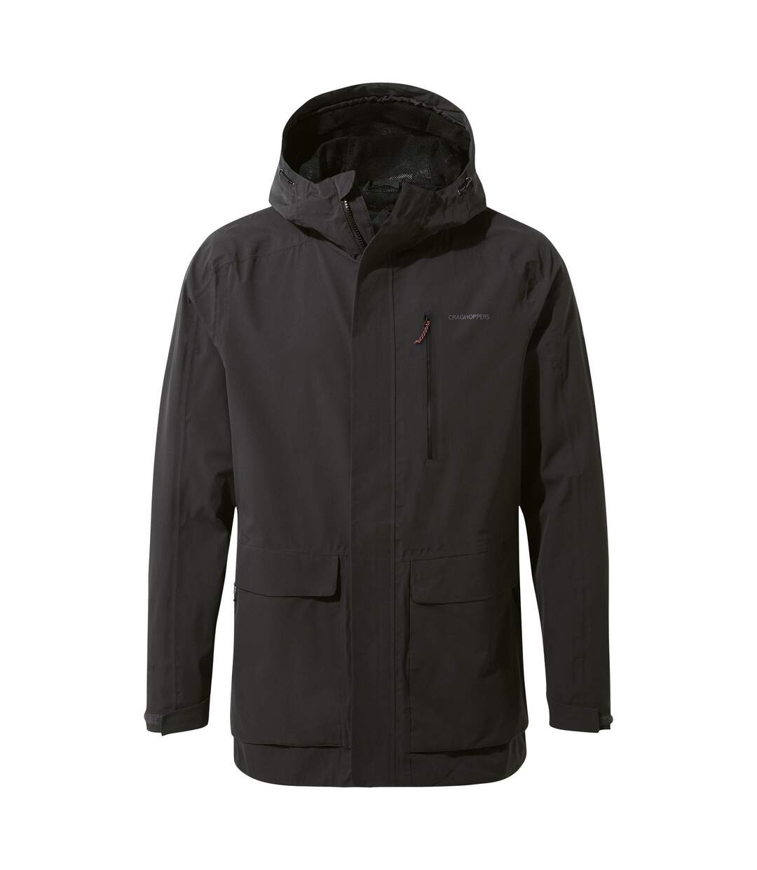 Mens Lorton Jacket Black Pepper Craghoppers-2