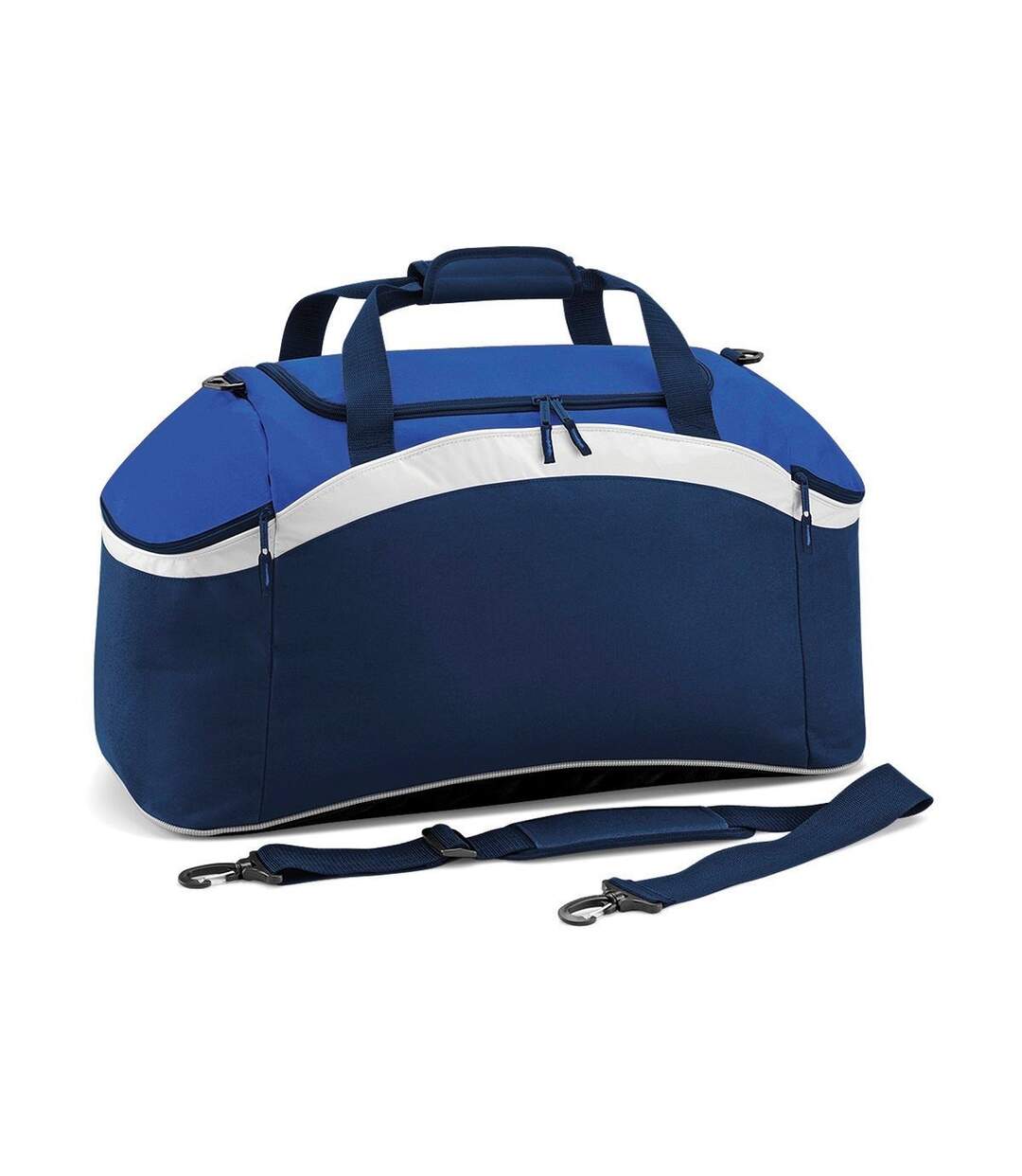 Sac de sport - BG572 - bleu marine - bleu roi et blanc