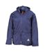 Unisex adult waterproof jacket and trousers set royal blue Result-2