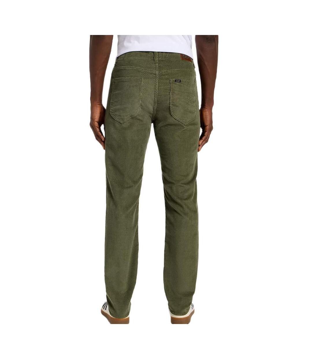 Pantalon en velours slim kaki homme lee mercantile - w29-l32-2