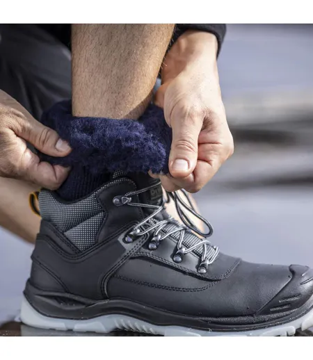 Chaussettes de Travail Homme Femme Thermique Hiver