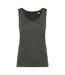 Womens/ladies Tank Top Organic Khaki Native Spirit-1