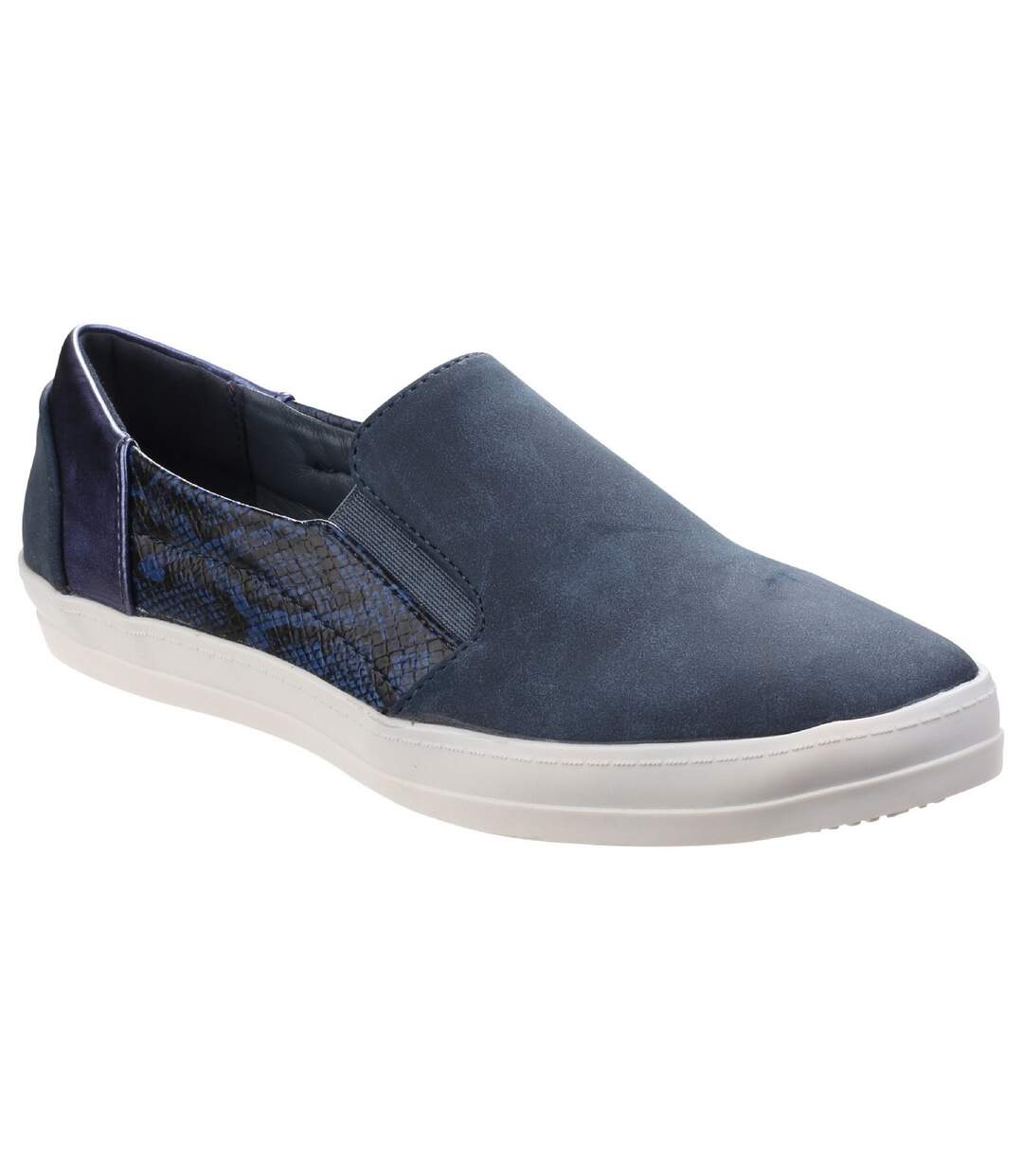 Mocassins femmes bleu Divaz