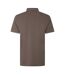 Mens Stripe Quarter Zip Polo Shirt Cashew Armani Exchange-3